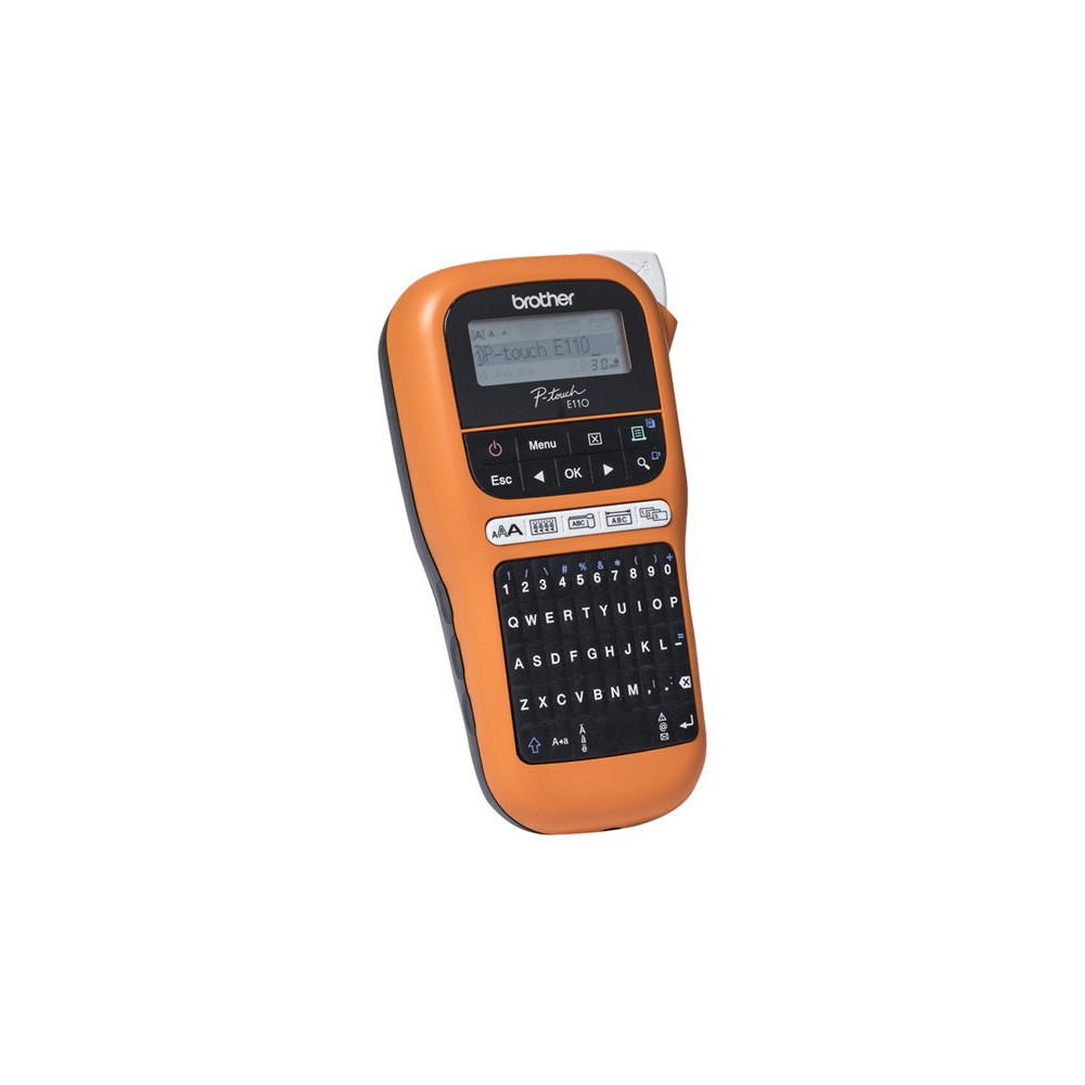 BROTHER PT-E110VP Etiqueteuse portable pour les electriciens livree avec mallette de transport et adaptateur secteur