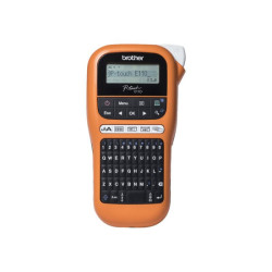 BROTHER PT-E110VP Etiqueteuse portable pour les electriciens livree avec mallette de transport et adaptateur secteur