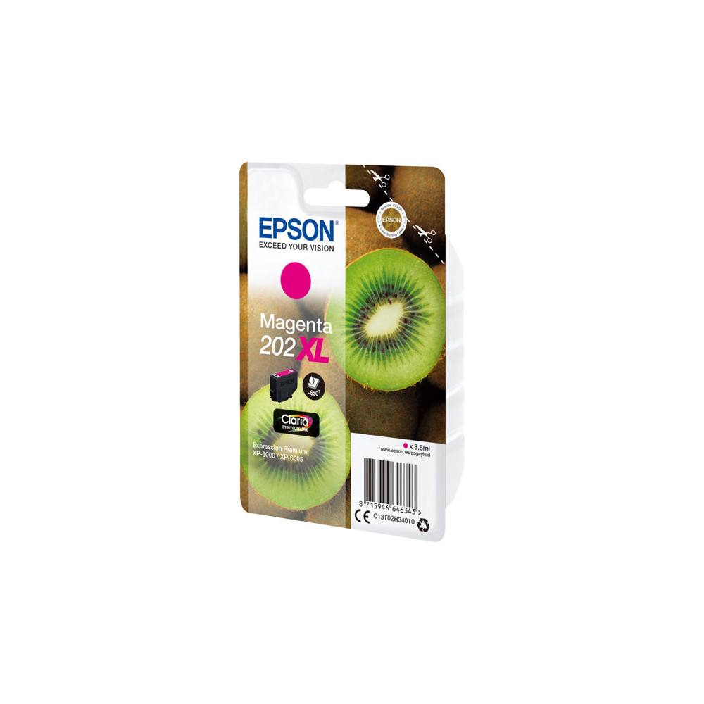 EPSON 4LB Singlepack Magenta 202XL Kiwi Clara Premium Ink