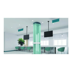 NEOMOUNTS FPMA-C340BLACK Support de plafond pour écran de 32-75p - h 106-156 cm redeal.fr