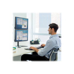 FELLOWES bras double vertical sur pied professional Serie redeal.fr