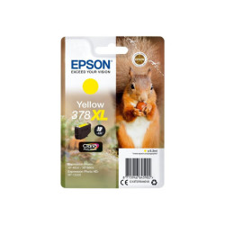 EPSON 4LB Singlepack Yellow 378XL Squirrel Clara Photo HD Ink