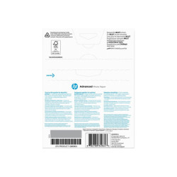 HP original Advanced glossy photo paper Ink cartridge Q8696A 250g/m2 130x180mm 25 sheets 1-pack borderless redeal.fr