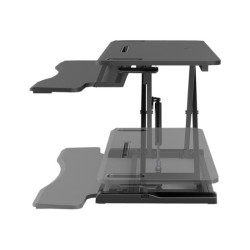 NEOMOUNTS NS-WS300BLACK Poste de travail assis-debout - ressort à gaz redeal.fr