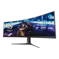 ASUS Display XG49VQ 49p Gaming Curved DFHD 144Hz 3840x1080 Freesync 2 HDR 4ms 21:9 USB HDMI DP Speaker redeal.fr