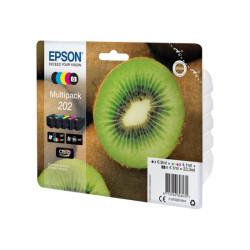 EPSON 1LB 202 Mpack Ink Cartridge PBK BK C M Y with security w/s