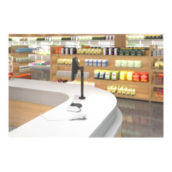 NEOMOUNTS NS-DPOS100BLACK Support de bureau pour écran à poser 10-32p - à visser redeal.fr