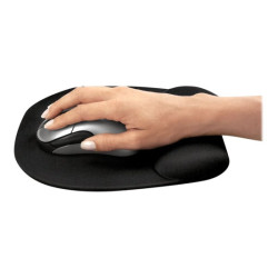 FELLOWES Tapis de souris repose poignet Mousse Mémoire de forme Noir redeal.fr