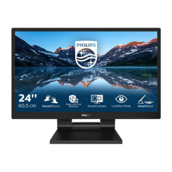 PHILIPS Moniteur Tactile 23.6pcs - 10 PTS - VGA - HDMI - DP HUB USB 3.1 x 2 - garantie 3 ans - Câbles fournis redeal.fr