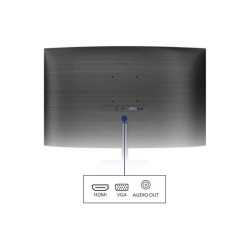PHILIPS 241E1SCA Écran LED - incurvé - 24p - Full HD - 5 Hz - VA - 250 cd/m2 - 3000:1 - 4ms- VGA - HDMI- HP redeal.fr