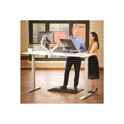 FELLOWES BRAS ARTICULE DOUBLE ECRAN EPPADUAL Silver jusqu’à 39 POUCES redeal.fr