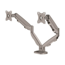 FELLOWES BRAS ARTICULE DOUBLE ECRAN EPPADUAL Silver jusqu’à 39 POUCES redeal.fr