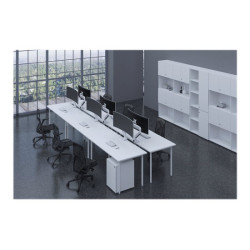 NEOMOUNTS NM-D775WHITEPLUS Support décran à fixer 10-49p - ressort à gaz - Topfix - arrêt 180 redeal.fr