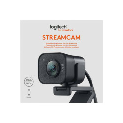 LOGITECH StreamCam Live streaming camera colour 1920 x 1080 1080p audio USB-C 3.1 Gen 1 MJPEG YUY2 redeal.fr