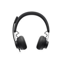 LOGITECH Zone Wired Headset on-ear wired USB-C graphite redeal.fr