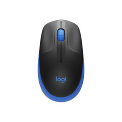 LOGITECH M190 Mouse optical 3 buttons wireless USB wireless receiver blue redeal.fr