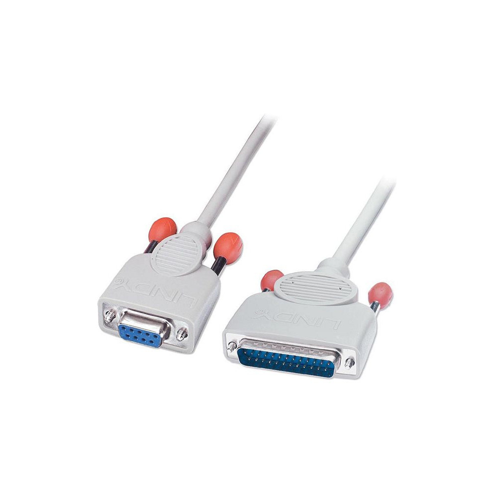 LINDY Serial printer Cable 9 pol. coupling/25 pol. plug 2m