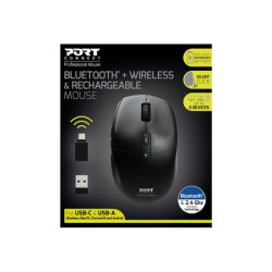 PORT DESIGNS Mouse Office Pro Rechargeable Bluetooth Combo redeal.fr