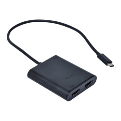 I-TEC USB C to Dual HDMI Port VideoAdapter 2xHDMI Port 4K Ultra HD compatible with Thunderbolt 3