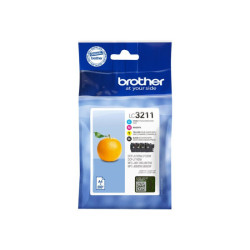 BROTHER LC3211VAL Pack of 4 cartridges black cyan magenta yellow