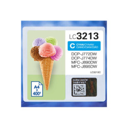 BROTHER LC3213C High capacity 400-page cyan ink cartridge