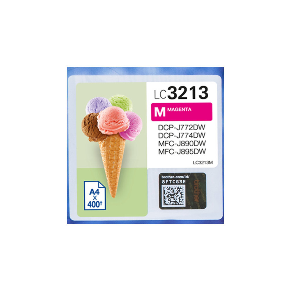 BROTHER LC3213M 400-page high-capacity magenta ink cartridge