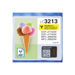 BROTHER LC3213Y High capacity 400-page yellow ink cartridge