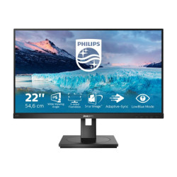 PHILIPS 222S1AE/00 21.5p IPS WLED 1920x1080 16:9 250cd/m2 4ms 75Hz Low Blue Mode 1xHDMI1.4 DP1.2 VGA DVI redeal.fr