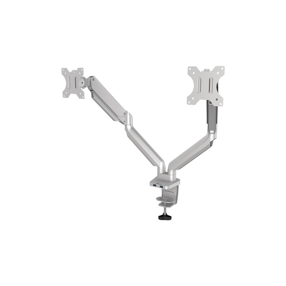 FELLOWES Bras Porte-Ecrans Double Gris Platinum Series redeal.fr