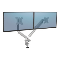 FELLOWES Bras Porte-Ecrans Double Gris Platinum Series redeal.fr