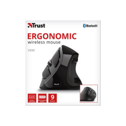 TRUST Souris sans fil ergonomique VOXX Rechargeable - Noire redeal.fr