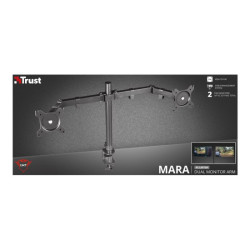TRUST Support articulé MARA pour 2 écrans - GXT1120 redeal.fr