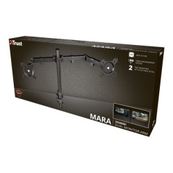 TRUST Support articulé MARA pour 2 écrans - GXT1120 redeal.fr