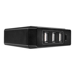 LINDY 4 Port USB Type C & A Smart Charger with Power Delivery 72W redeal.fr