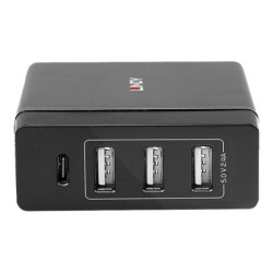 LINDY 4 Port USB Type C & A Smart Charger with Power Delivery 72W redeal.fr
