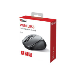 TRUST Souris sans fil ZAYA rechargeable - Noire redeal.fr
