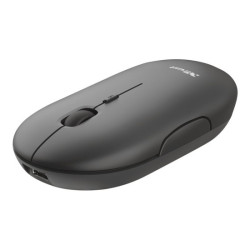 TRUST Souris sans fil PUCK Ultra-plate rechargeable - Noire redeal.fr