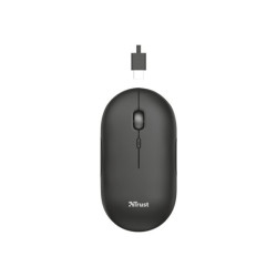 TRUST Souris sans fil PUCK Ultra-plate rechargeable - Noire redeal.fr