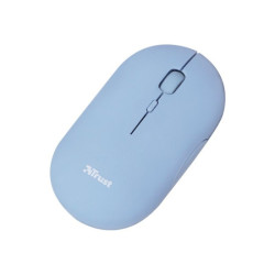 TRUST Souris sans fil PUCK Ultra-plate rechargeable - Bleue redeal.fr
