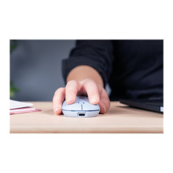 TRUST Souris sans fil PUCK Ultra-plate rechargeable - Bleue redeal.fr