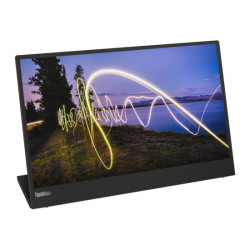 LENOVO ThinkVision M15 - Écran LED - 15.6p - portable - 1920 x 1080 Full HD (1080p) 60 Hz - IPS - 6 ms - 2xUSB-C - ThinkRed