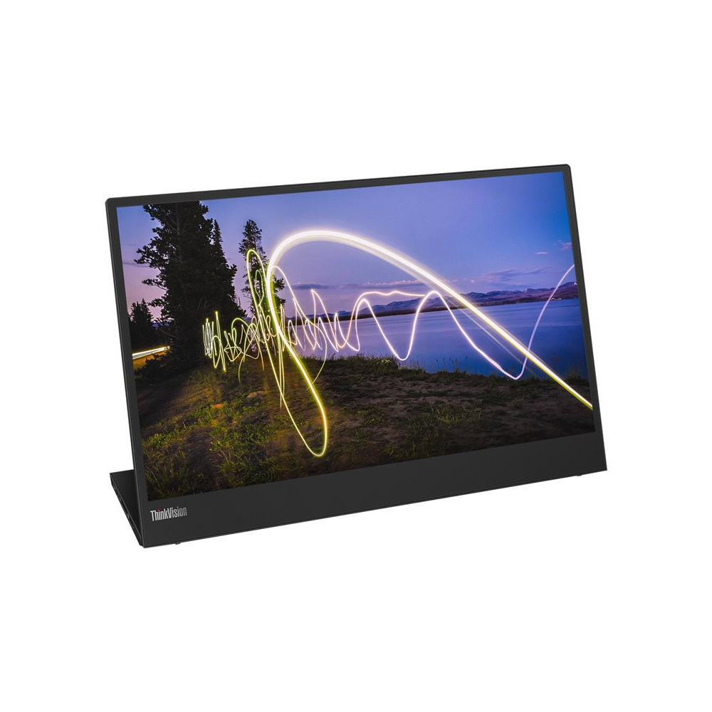 LENOVO ThinkVision M15 - Écran LED - 15.6p - portable - 1920 x 1080 Full HD (1080p) 60 Hz - IPS - 6 ms - 2xUSB-C - ThinkRed