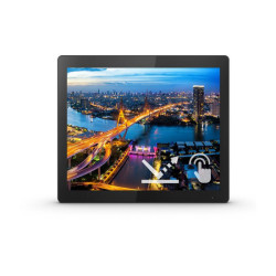 PHILIPS 152B1TFL/00 15p moniteur TActile 1024 x 768 XGA @ 75 Hz - TN - 450 cd/m² - 800:1 - 4 ms - HDMI, DVI-D, VGA, DisplayPort