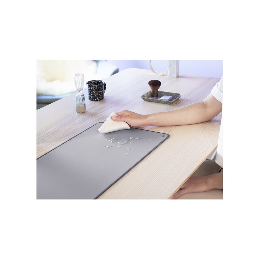 LOGITECH Desk Mat Studio Series Mouse pad mid grey redeal.fr