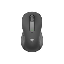 LOGITECH Signature M650 L Mouse large size optical 5 buttons wireless Bluetooth 2.4 GHz Bolt USB receiver graphite