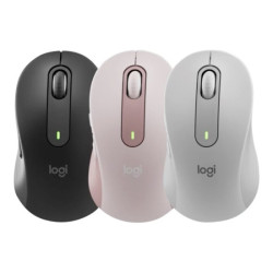 LOGITECH Signature M650 Mouse optical 5 buttons wireless Bluetooth 2.4 GHz Bolt USB receiver graphite redeal.fr