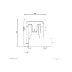 NEOMOUNTS AWL-440BL Support pour lecteur multimédia - universel redeal.fr