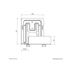 NEOMOUNTS AWL-450BL Support pour lecteur multimédia - universel redeal.fr