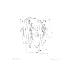 NEOMOUNTS WL35S-850BL12 Support pour écran mural 24-65p - inclinable - verrouillable - installation rapide redeal.fr