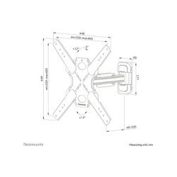 NEOMOUNTS WL40S-840BL14 Support pour écran mural 32-65p - orientable - installation rapide redeal.fr